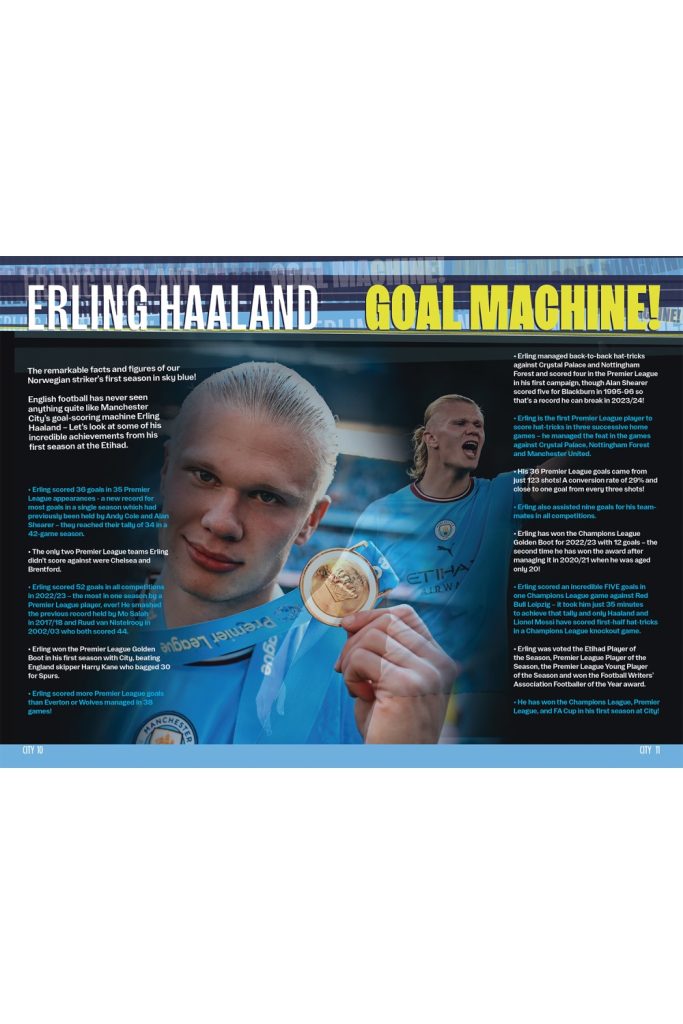 Official Manchester City FC Annual 2025 Grange Communications