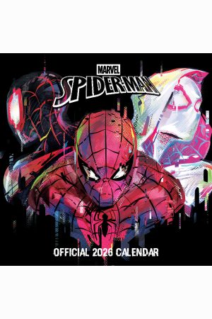 Official Spiderman Square Wall Calendar 2026