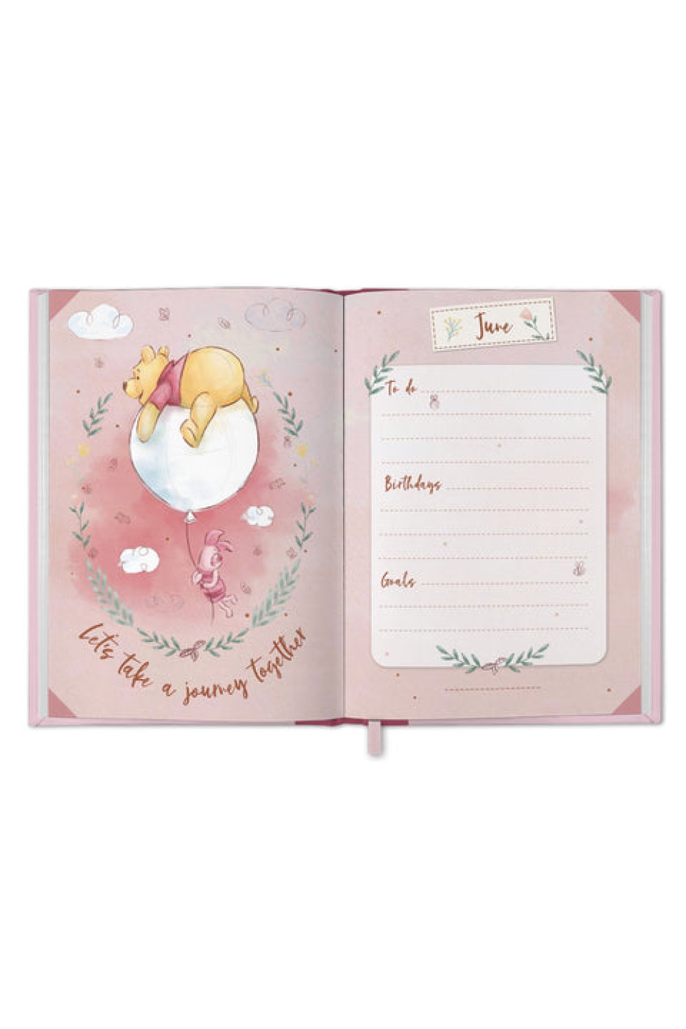 Official Winnie the Pooh Foil A5 Diary 2024 Grange Communications