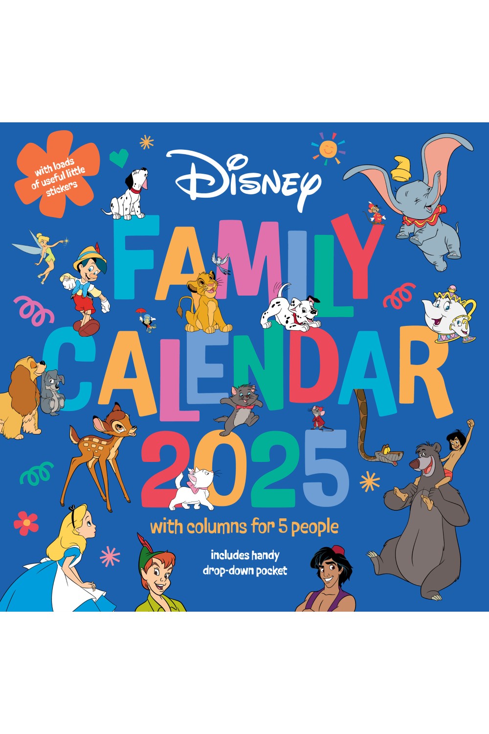 Disney Classic 2025 Family Organiser Wall Calendar Grange Communications