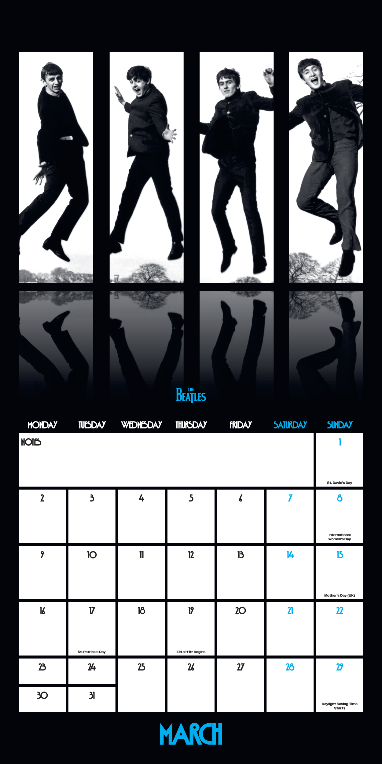 THE BEATLES - 12x12 - CAL 2026-4