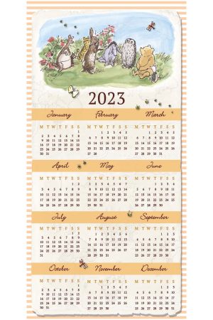 Winnie The Pooh 2022 Family Organiser Wall Calendar Inside 3
