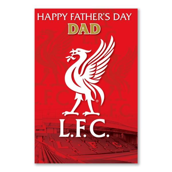 Liverpool Football Club Personalised Father's Day Card
