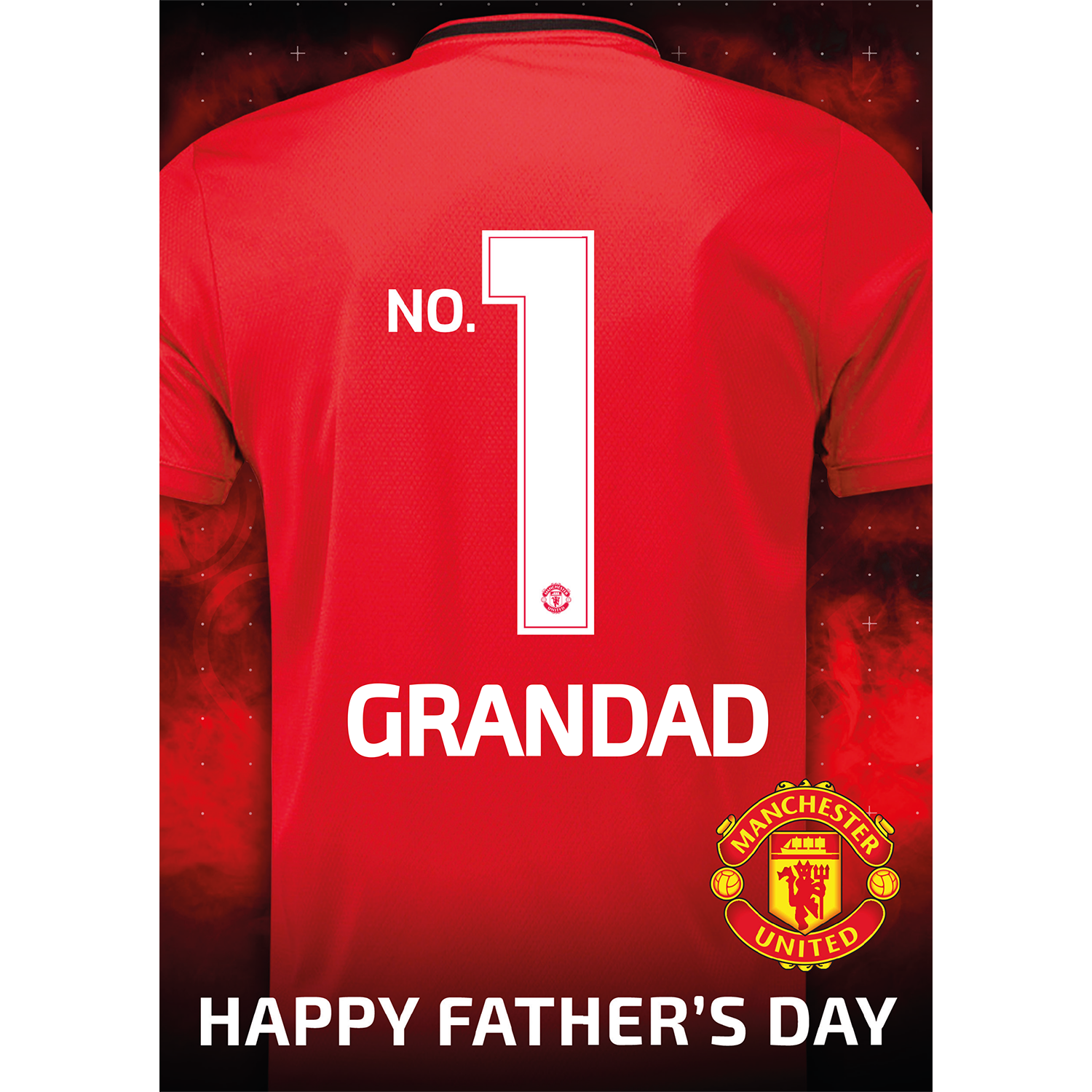 Personalised Fathers Card Manchester United F.C
