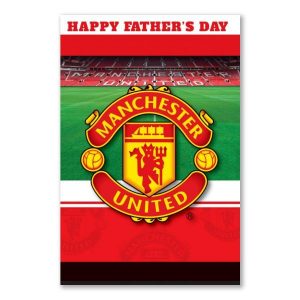 Manchester United Father's Day Personalised Stadium Card