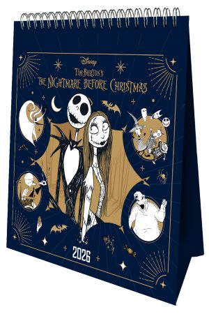 The Nightmare Before Christmas 2026 Desk Easel Calendar