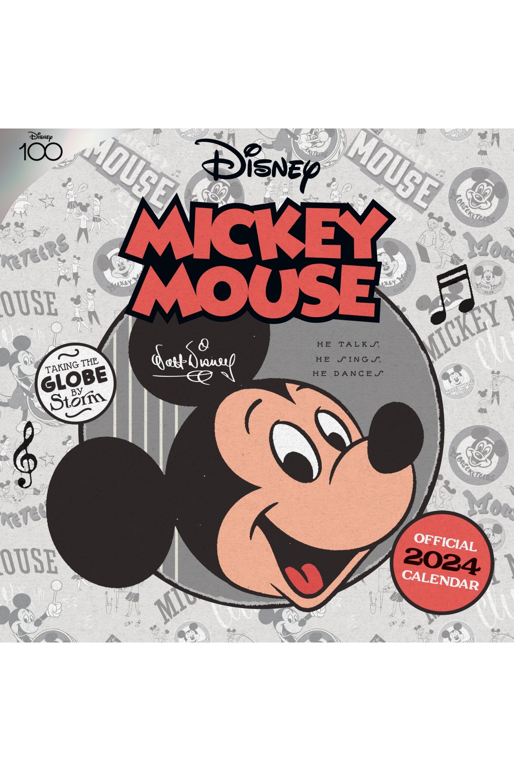 Disney Mickey Mouse Square Wall Calendar 2024 Grange Communications
