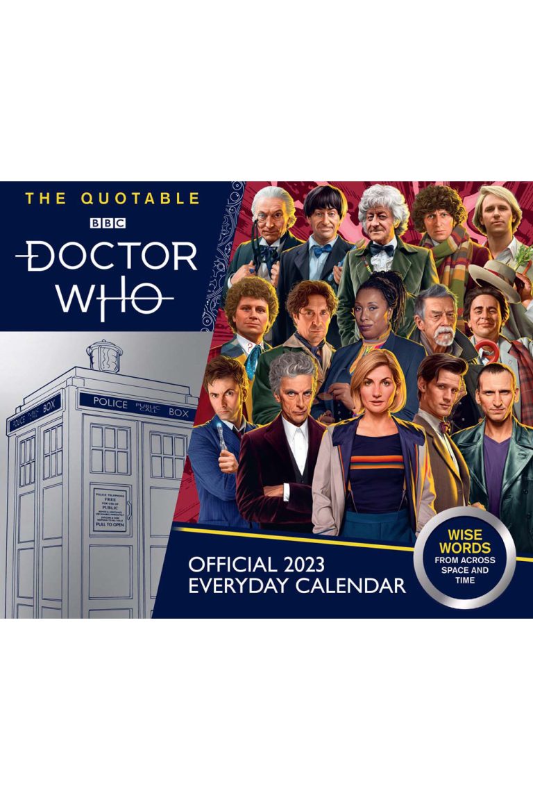 Doctor Who 2023 Desk Block Pageaday Calendar Grange Communications