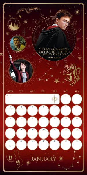 Harry Potter 2022 Square Wall Calendar INS