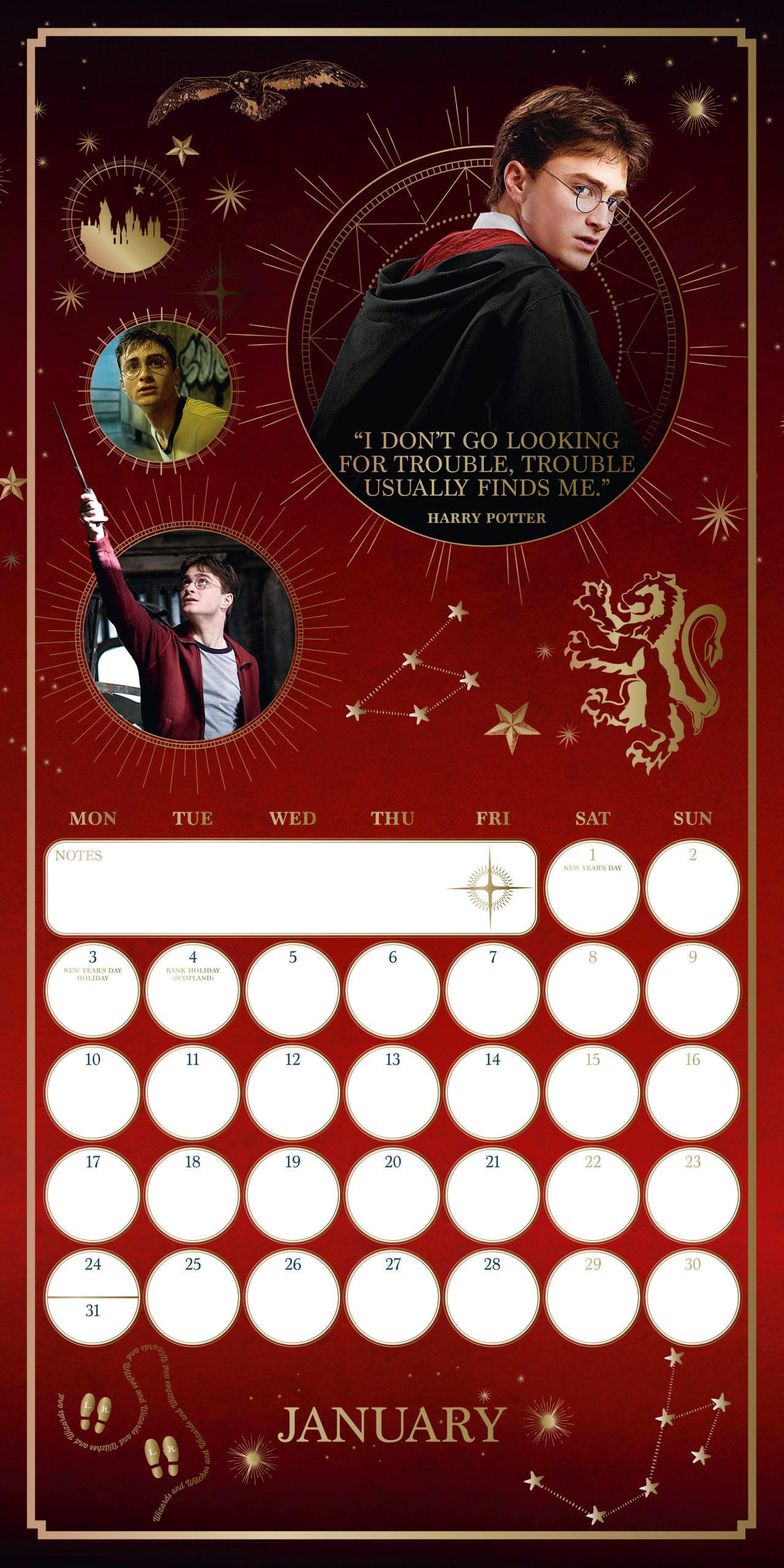 Harry Potter 2022 Calendar