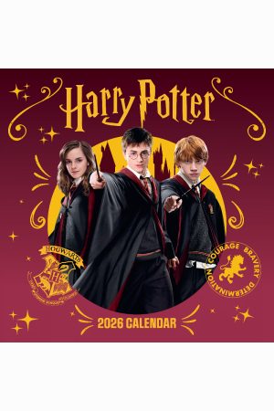 Harry Potter Square Wall Calendar 2026 PLASTIC FREE