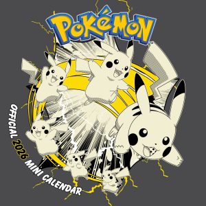 Pokemon Mini Wall Calendar 2026