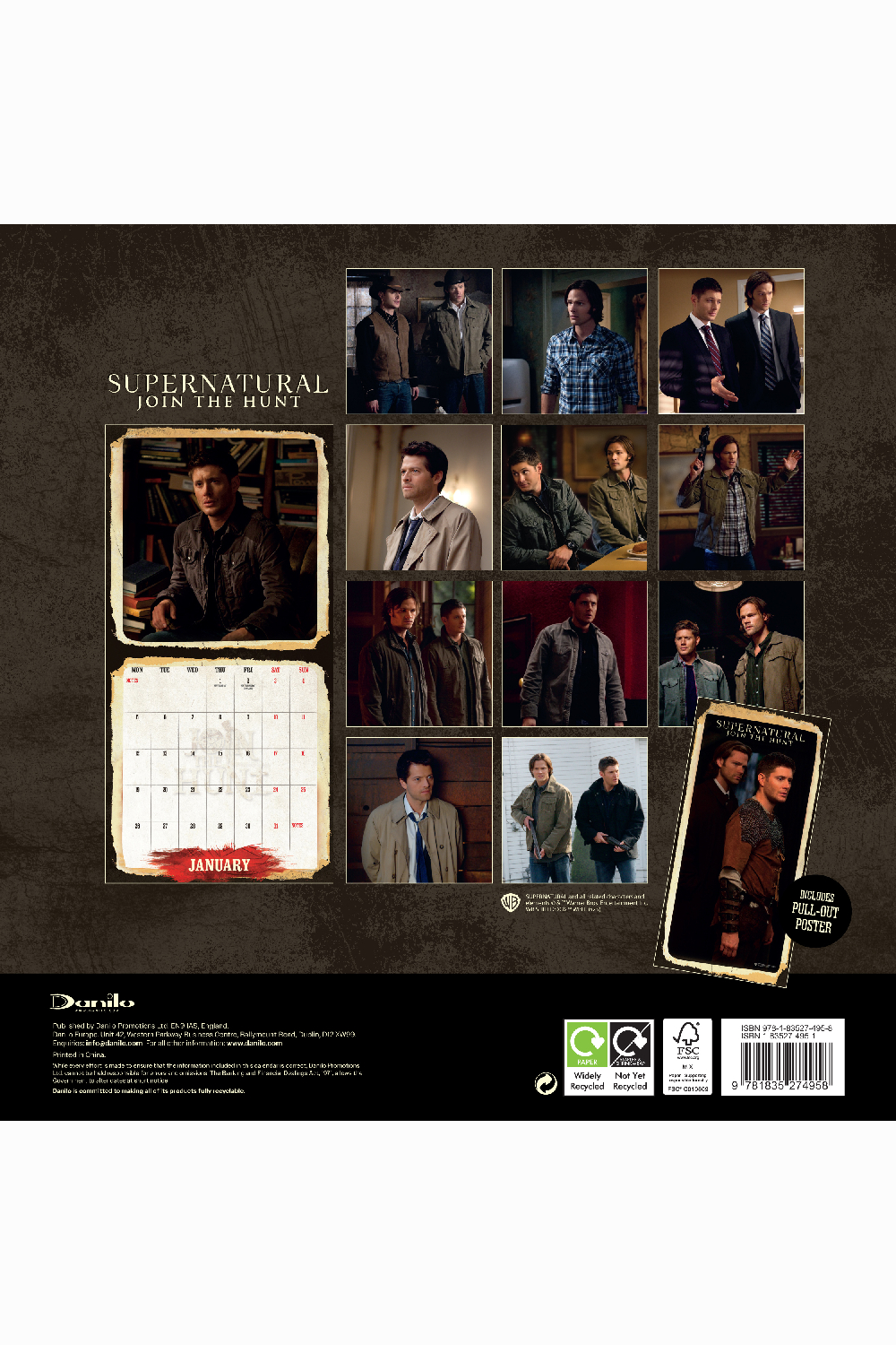 SUPERNATURAL - 12x12 - CAL 2026-back