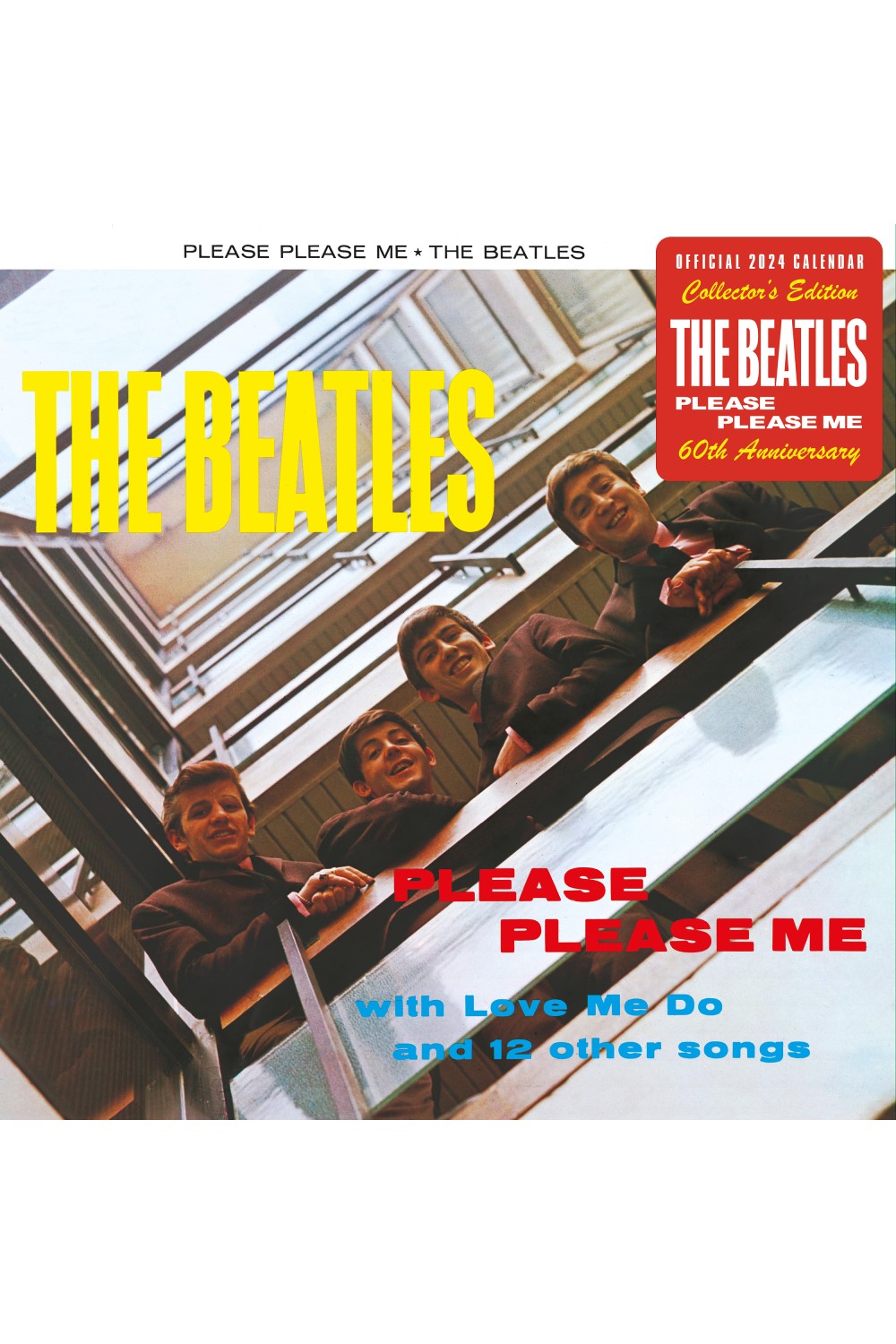 The Beatles Collector's Edition 2024 Square Wall Calendar Grange