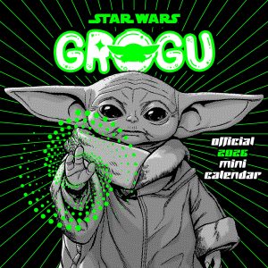 Star Wars The Mandalorian Grogu Square Wall Calendar 2026