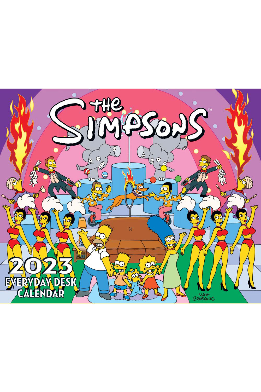 Calendrier 2022 The Simpsons