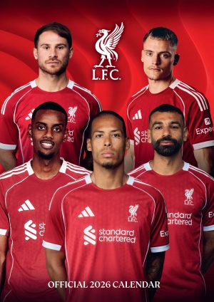 Liverpool FC A3 Wall Calendar 2026