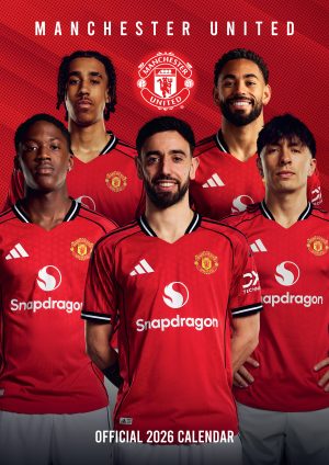 Manchester United A3 Wall Calendar 2026