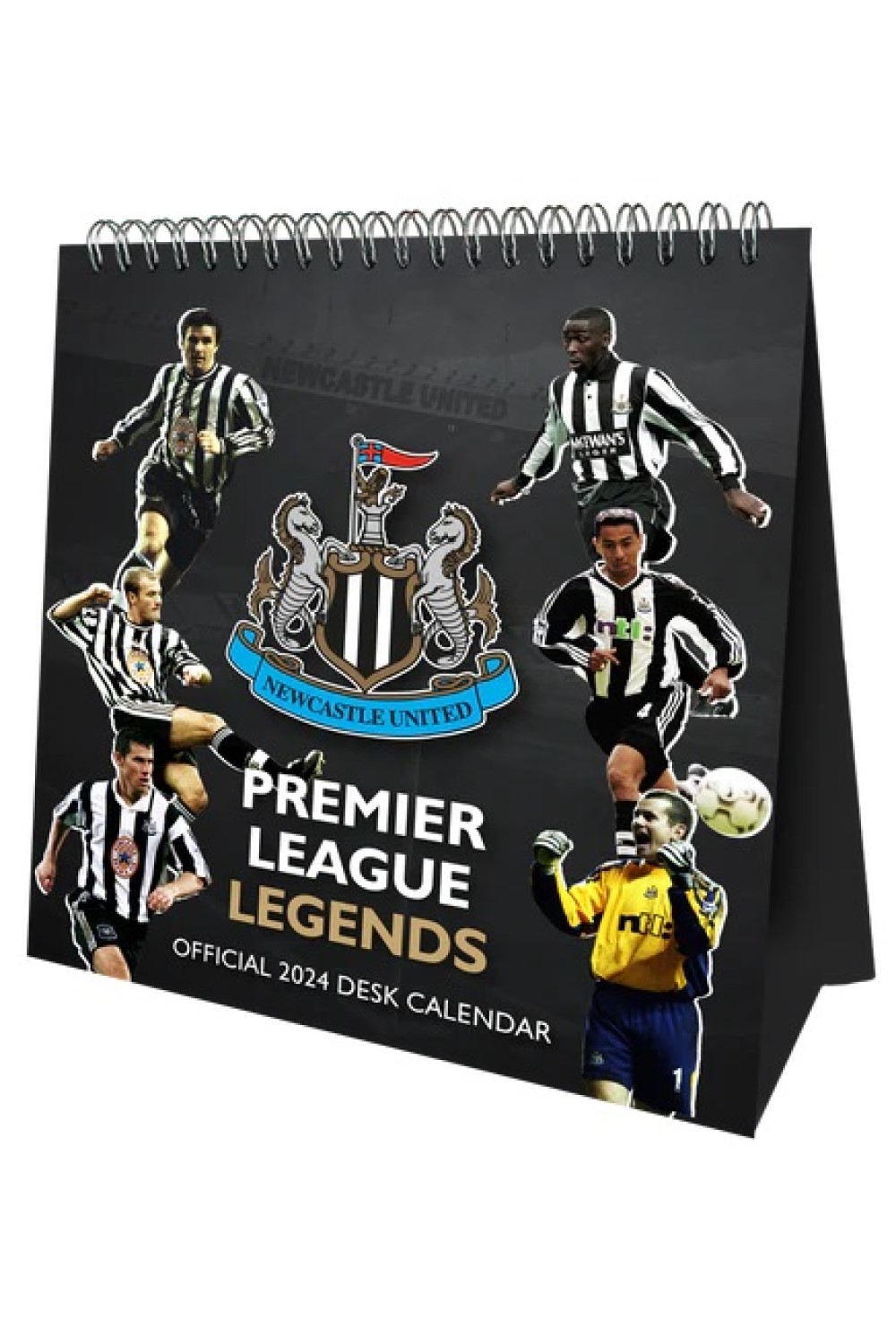 Official Newcastle United 2024 Desk Easel Calendar Grange Communications
