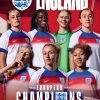 England Women's Football A3 Wall Calendar 2026