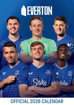 Everton A3 Wall Calendar 2026