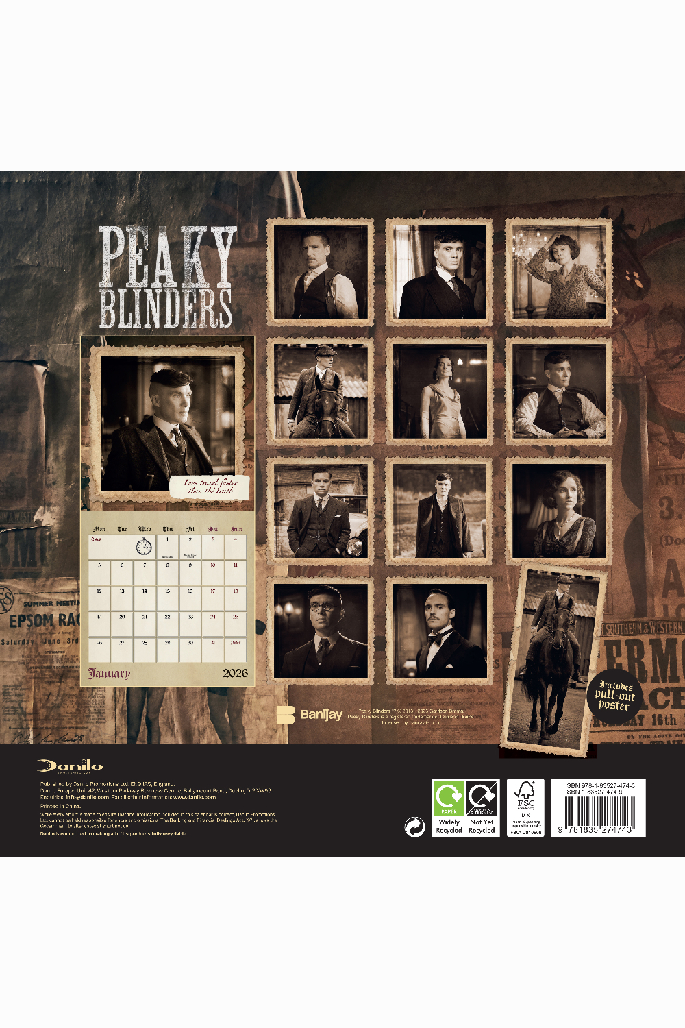 PEAKY BLINDERS - 12x12 - CAL 2026-back