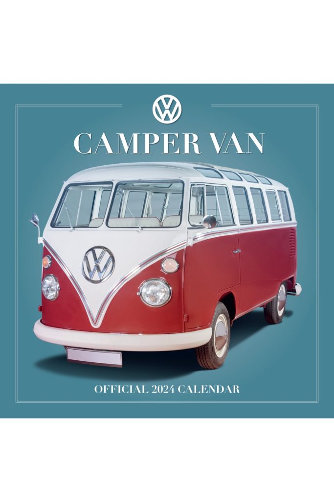 VW Campervan Square Wall Calendar 2025 Grange Communications
