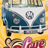 VW Campervan Slim Wall Calendar 2026