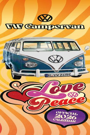 VW Campervan Slim Wall Calendar 2026