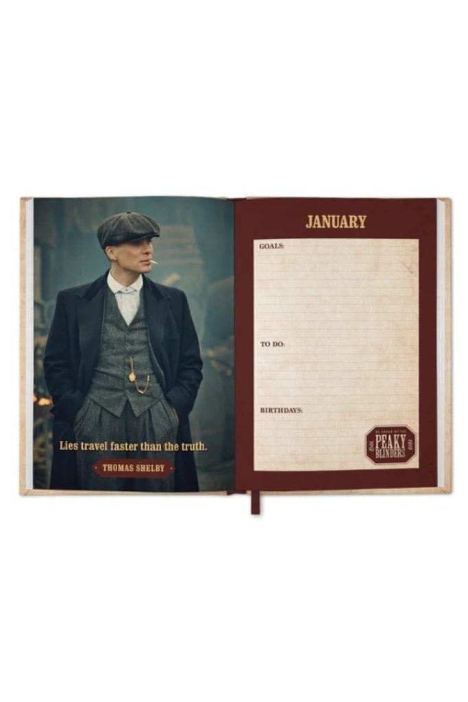 Official Peaky Blinders A5 Diary 2025 Grange Communications