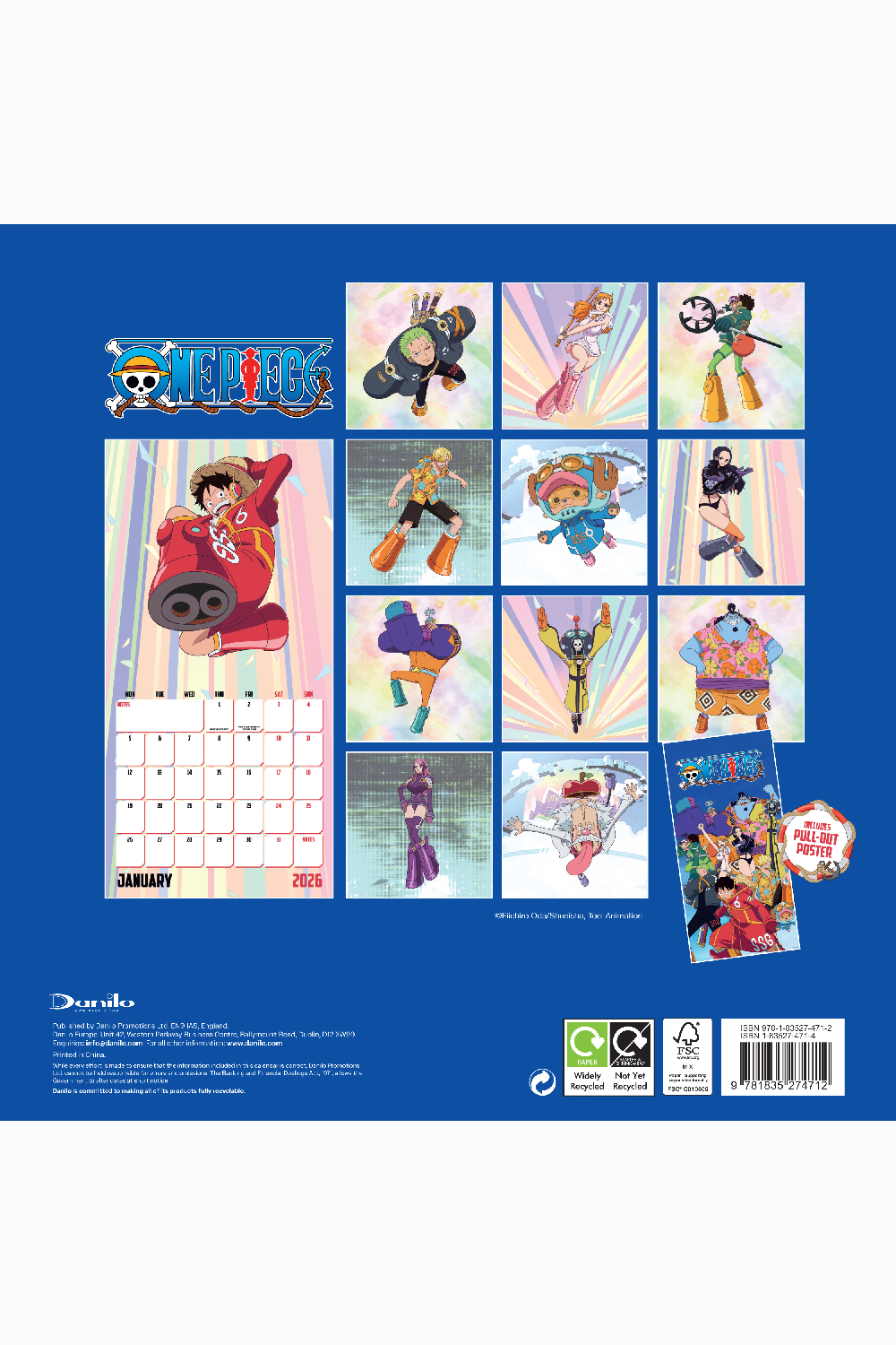 ONE PIECE - 12x12 - CAL 2026-back