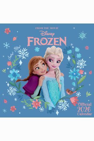 Disney Frozen Square Wall Calendar 2026