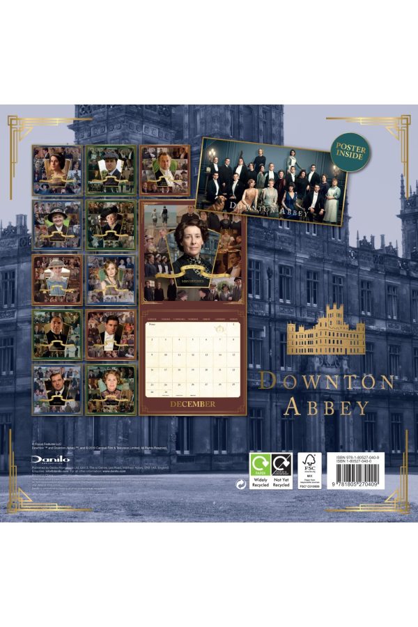 Downton Abbey Square Wall Calendar 2024 Grange Communications
