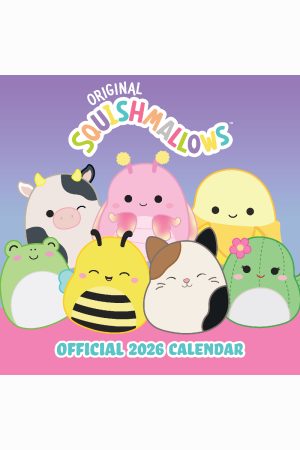 Squishmallows Square Wall Calendar 2026