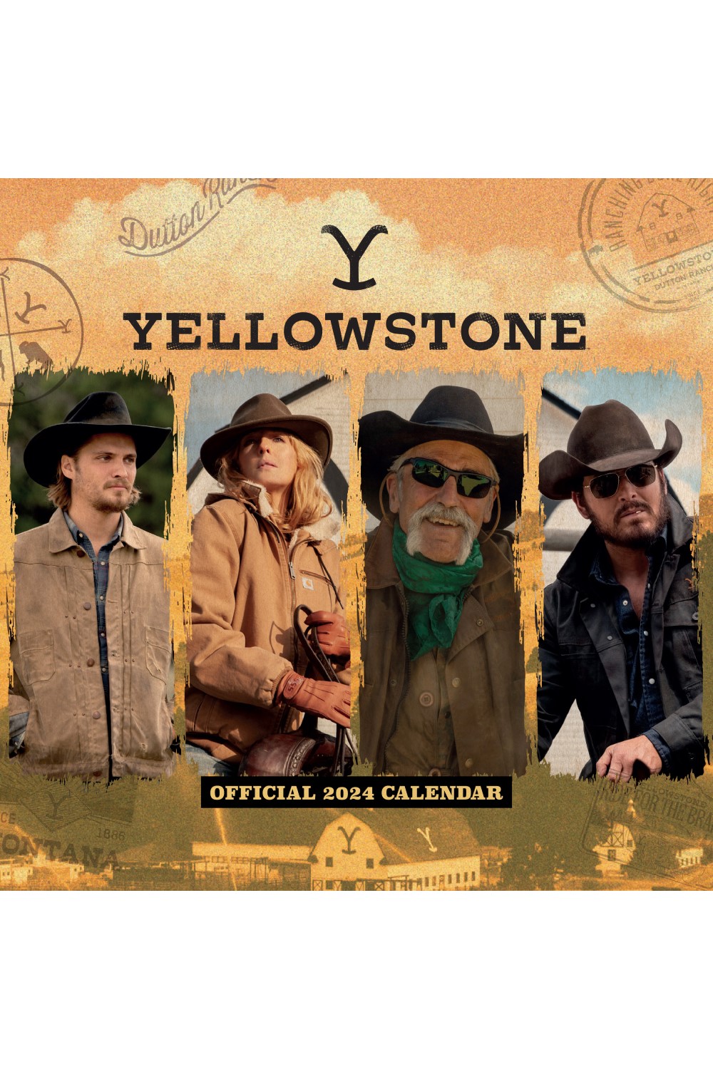 Yellowstone Square Wall Calendar 2024 Grange Communications