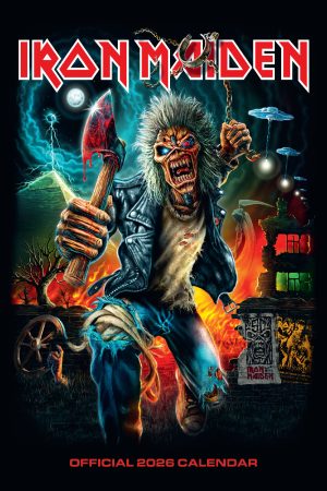 Iron Maiden A3 Wall Calendar 2026