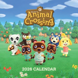 Animal Crossing Square Wall Calendar 2026