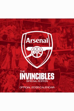 Arsenal FC Legends 2026 Square Calendar