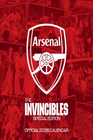 Arsenal FC Legends 2026 Square Calendar