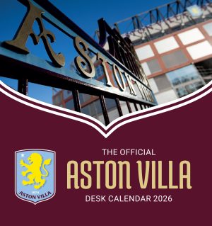 Official Aston Villa Desk Easel Calendar 2026
