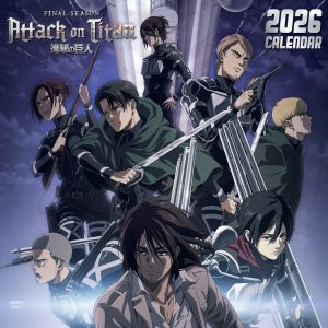 Attack on Titan Square Wall Calendar 2026