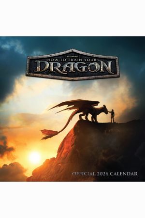 How To Train Your Dragon Movie 2026 Square Calendar