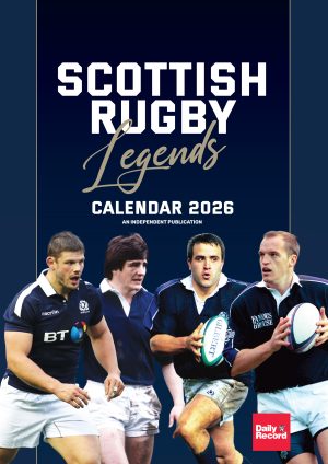 Scottish Rugby 2026 A3 Calendar