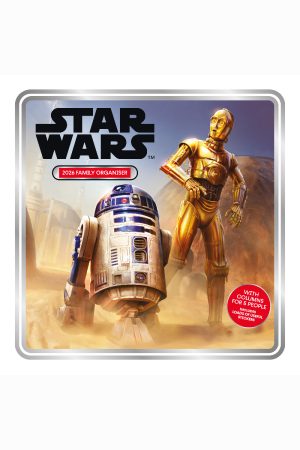 Star Wars Classic 2026 Family Organiser Calendar (With Stickers)