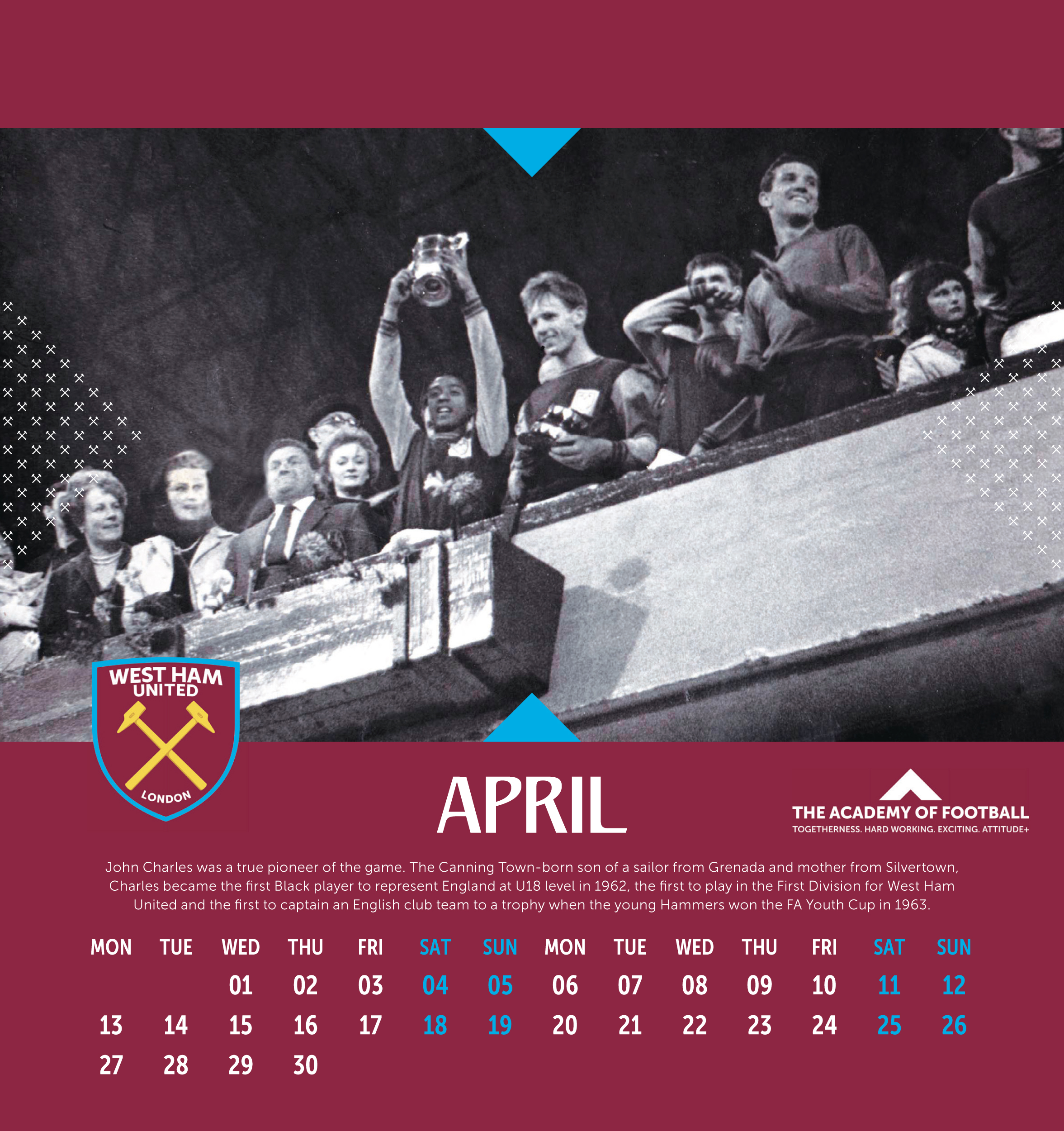 West Ham Desk Calendar.indd