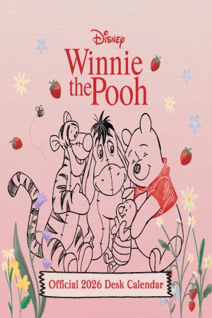 Disney Winnie The Pooh Desk Easel Calendar 2026