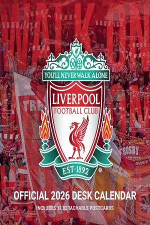 Official Liverpool Desk Easel Calendar 2026