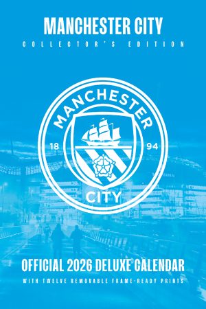 Manchester City FC 2026 A3 Deluxe Calendar