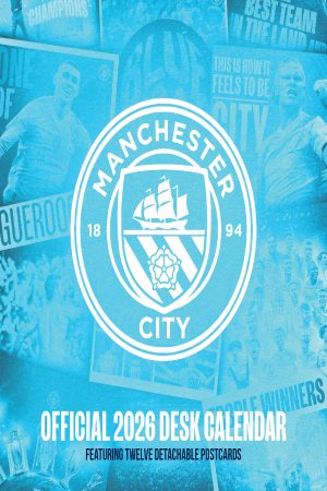 Official Manchester City FC 2026 Desk Easel Calendar