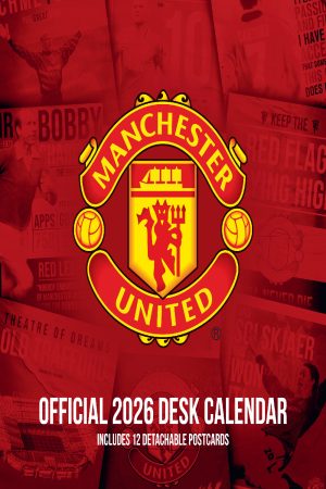 Manchester United FC 2026 Desk Easel Calendar